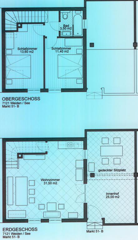 Siebenbruederhof Appartement Weiden am See Buitenkant foto
